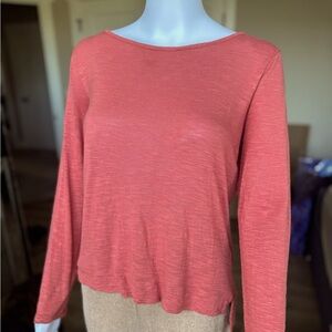 Madewell Lightweight Muted Coral Longsleeve